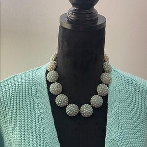 Banana Republic Vintage Look Aqua Blue Necklace